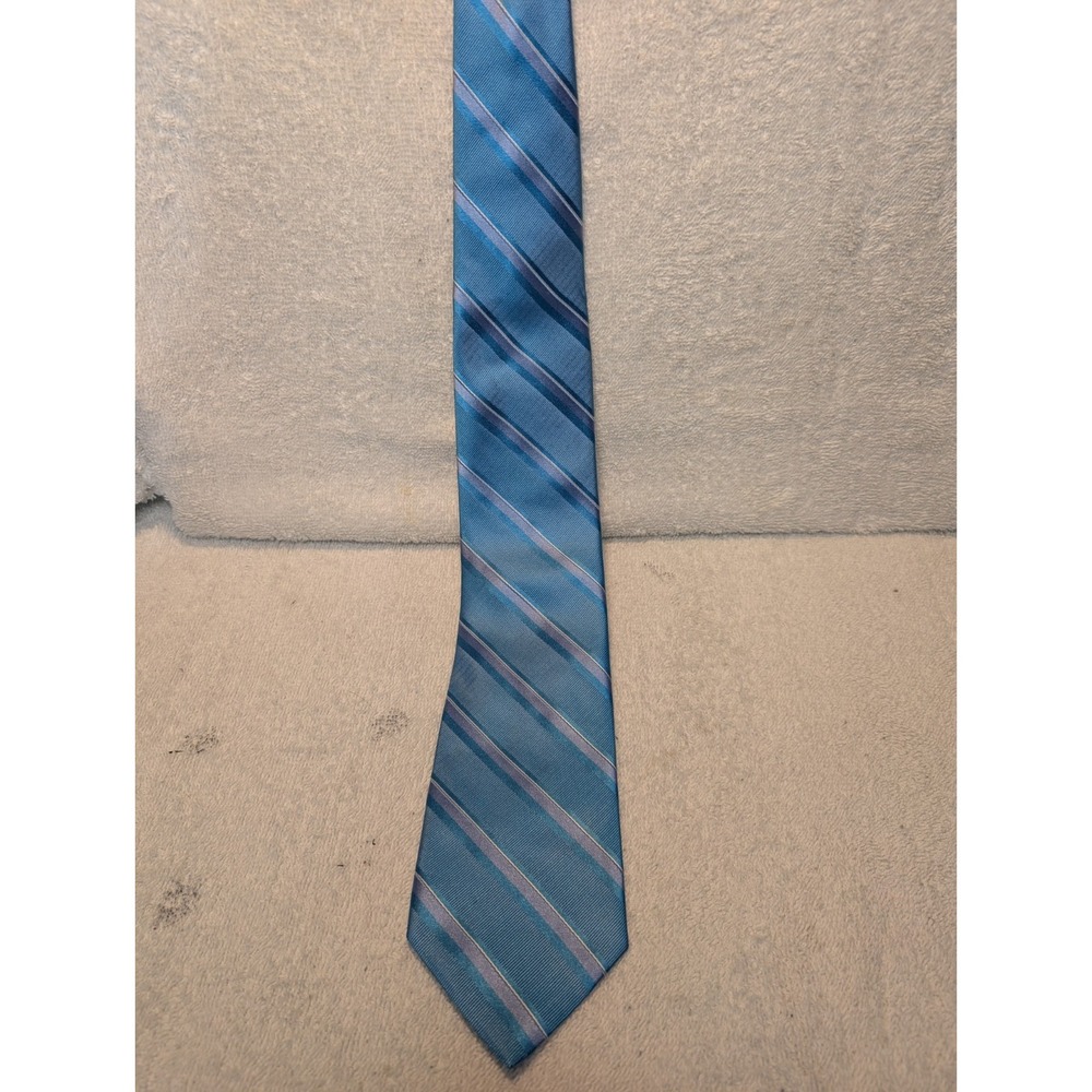 Brooks Brothers Blue light purple Striped Silk Tie